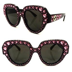 Gucci pink Crystals Sunglasses